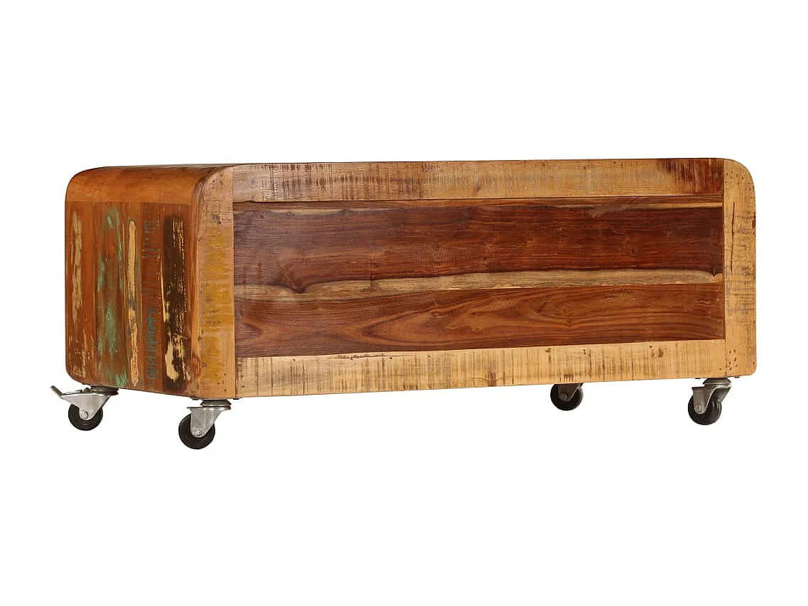 Table basse 85x55x40 cm Bois de récupération massif FR84398