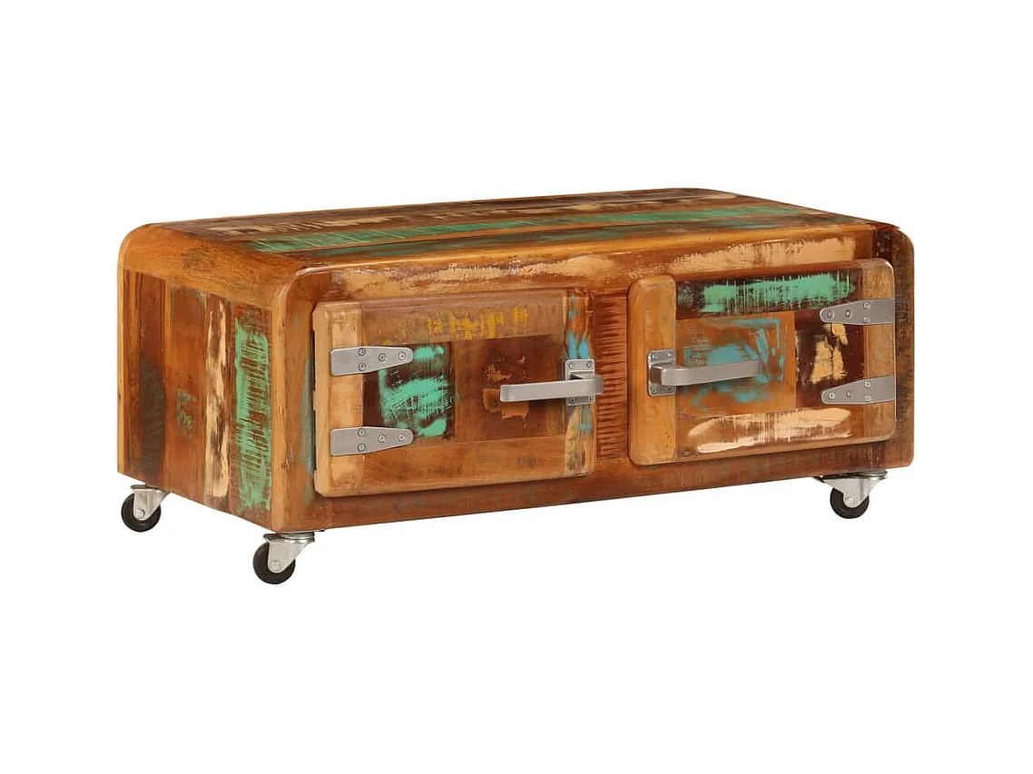 Table basse 85x55x40 cm Bois de récupération massif FR84398