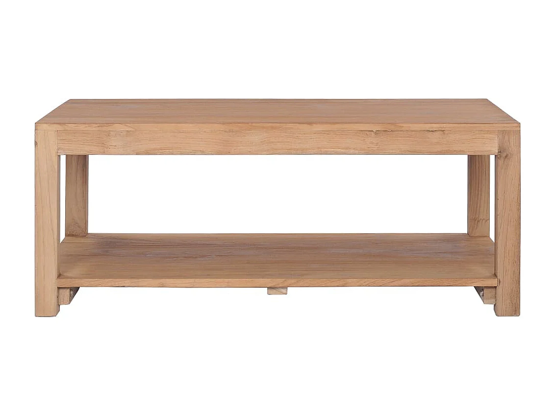Mesa de centro 100x50x40 cm madeira de teca maciça PT336636