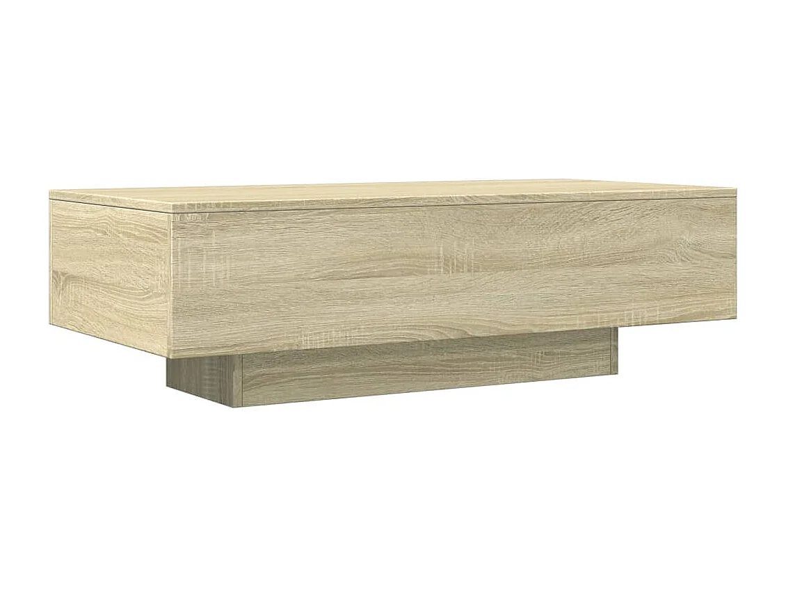 Salontafel 100x49,5x31 cm bewerkt hout sonoma eikenkleurig BE535876