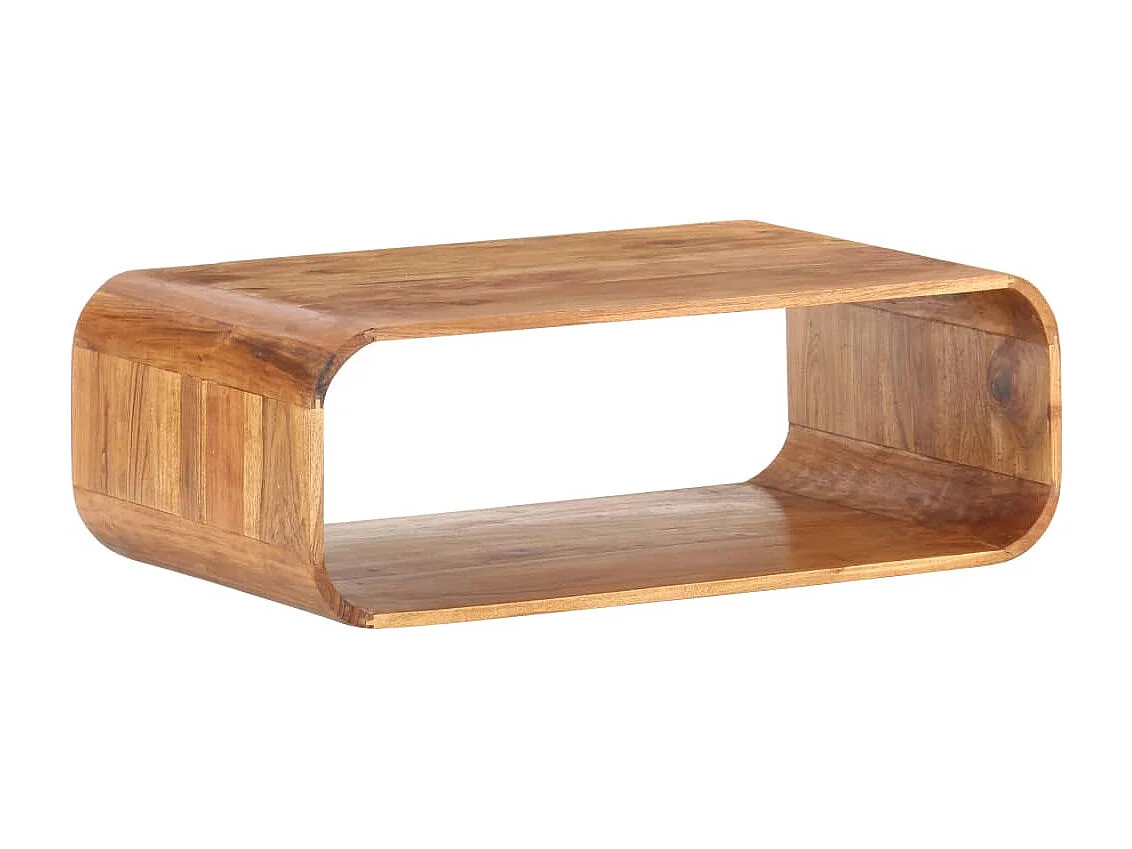 Table basse 90x50x30 cm Bois d'acacia massif FR70075