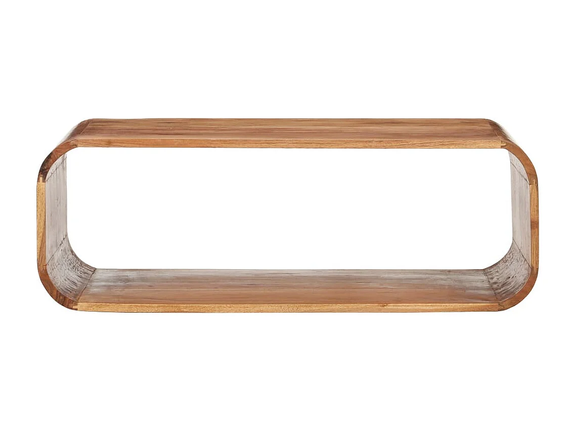 Mesa de centro de madera maciza de acacia 90x50x30 cm ES288480