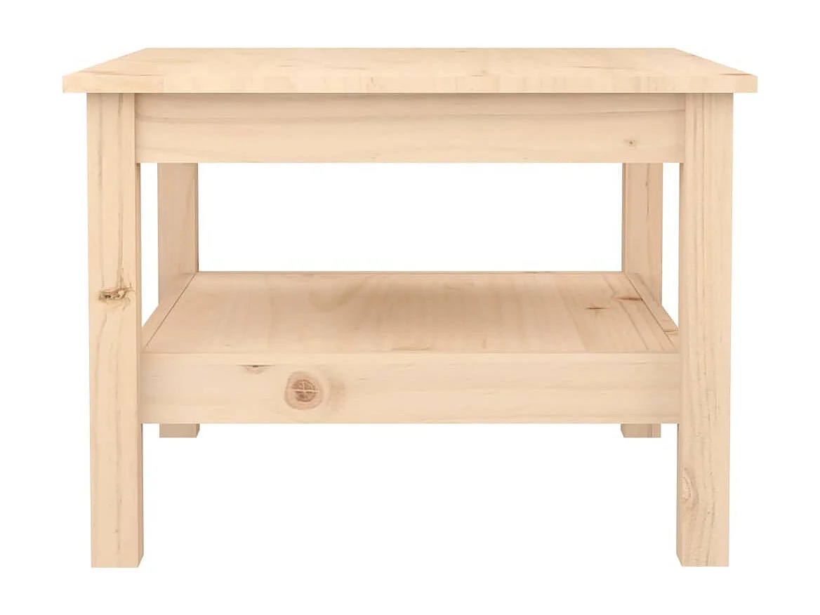 Mesa de centro 55x55x40 cm madeira de pinho maciça PT909792