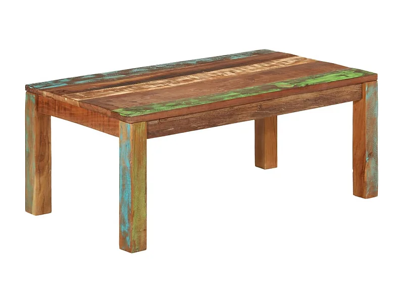 Salontafel 100x55x40 cm massief gerecycled acaciahout BE330039