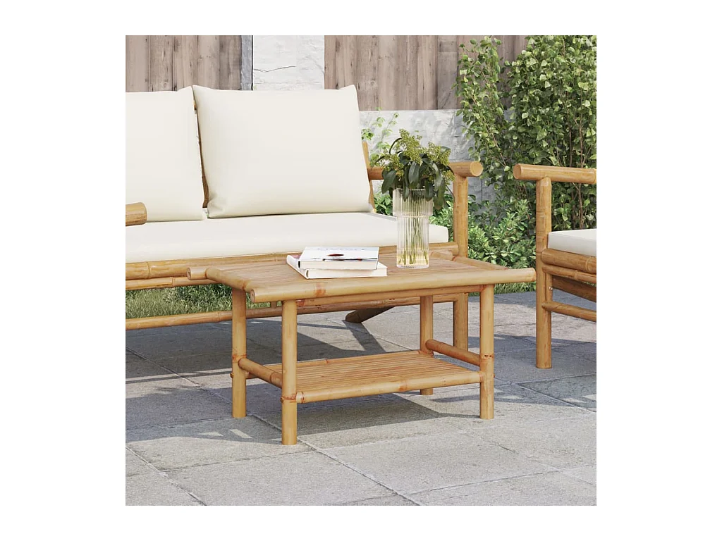 Table basse 70x40x35 cm bambou FR81598