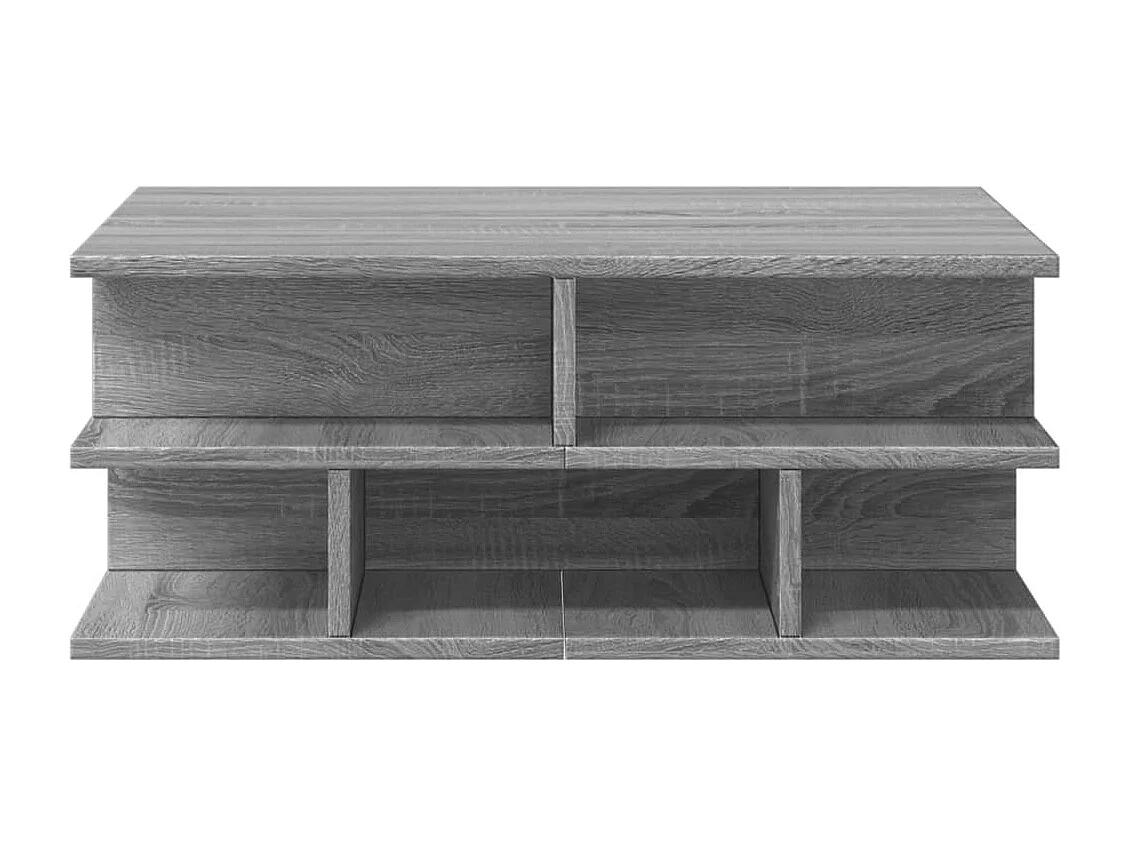 Mesa de centro madera de ingeniería gris Sonoma 70x70x29 cm ES359947