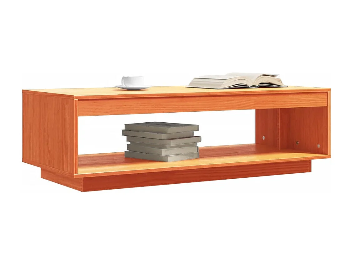 Mesa de centro 110x50x33,5 cm pinho maciço castanho mel PT661975