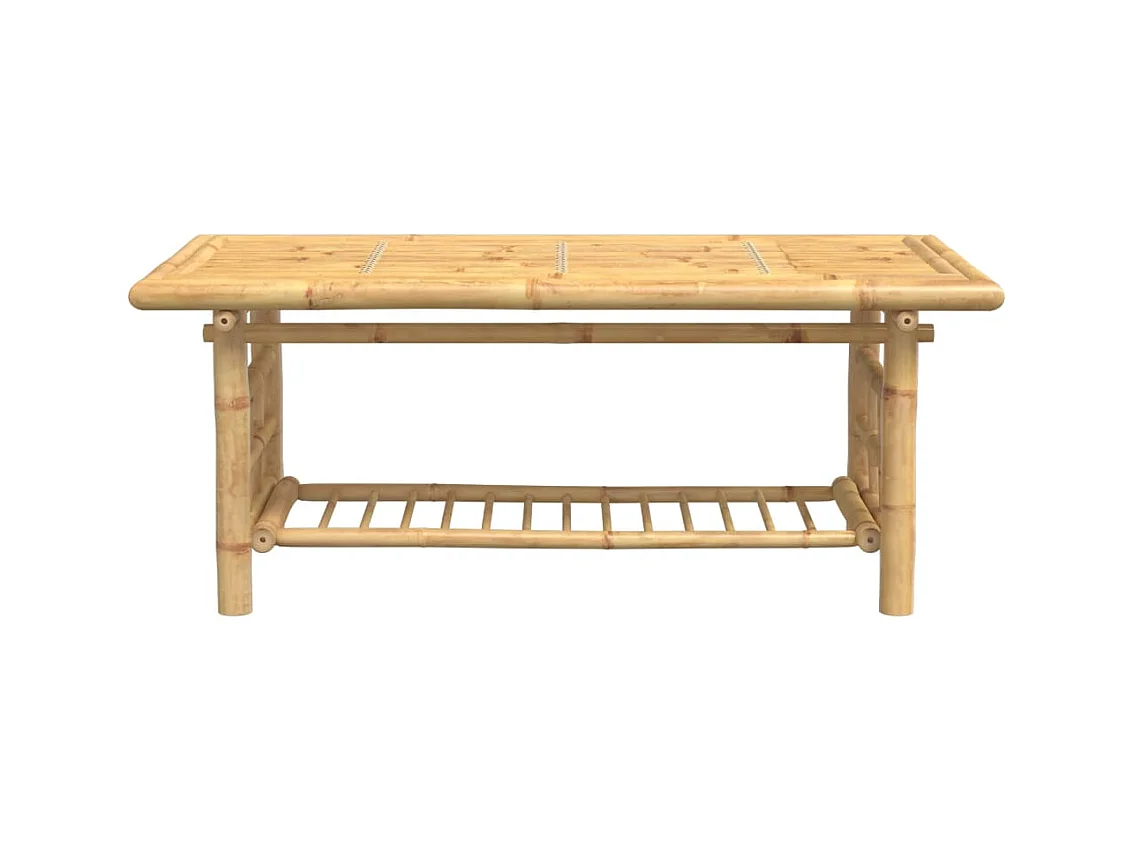 Table basse 110x55x45 cm bambou FR55784