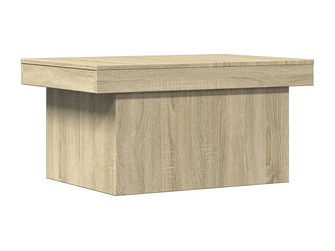 Salontafel 100x55x40 cm bewerkt hout sonoma eikenkleurig BE620754