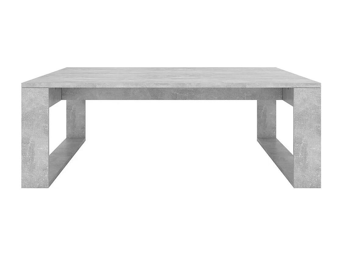Table basse Gris béton 100x100x35 cm Bois d'ingénierie FR55133