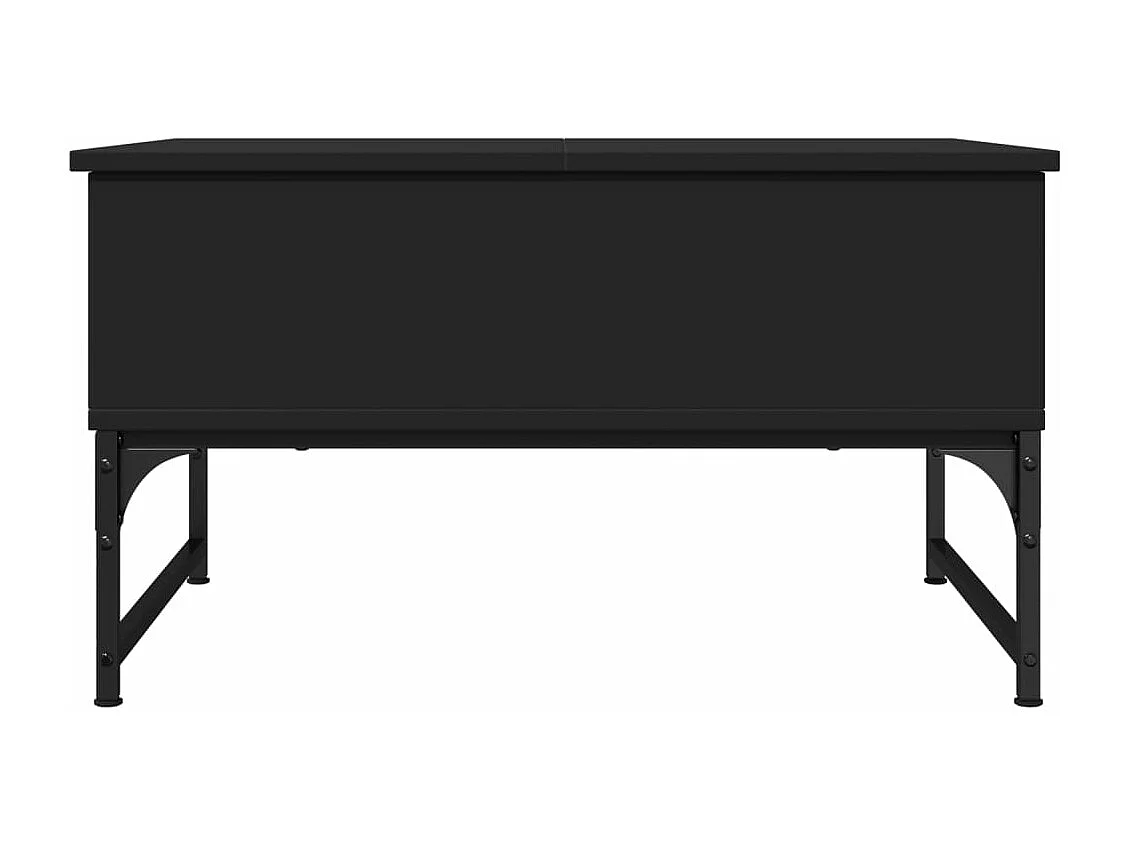 Mesa de centro 70x50x40 cm derivados de madeira/metal preto PT890594