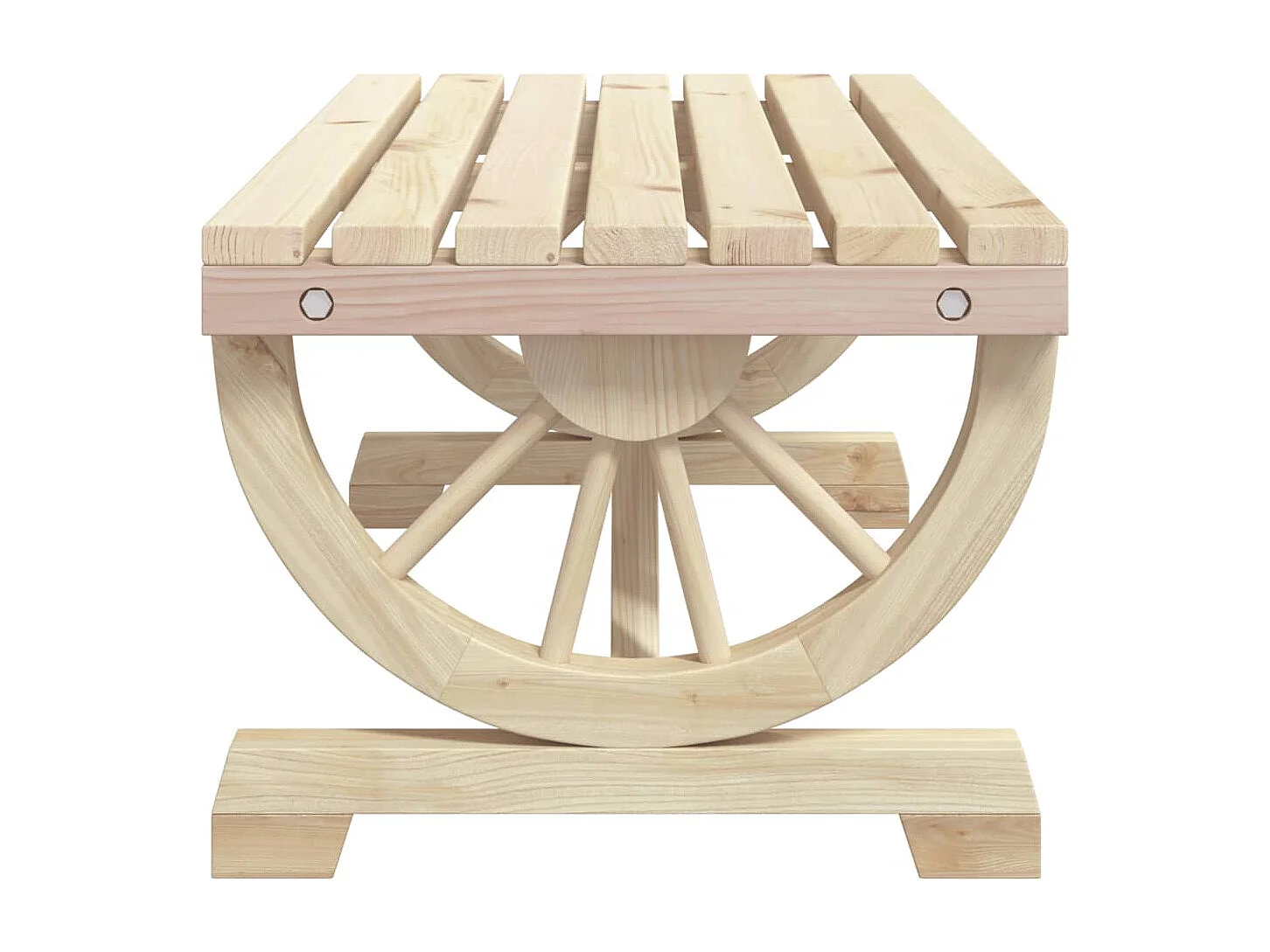 Table basse de jardin 90x50x40 cm bois de sapin massif FR74070