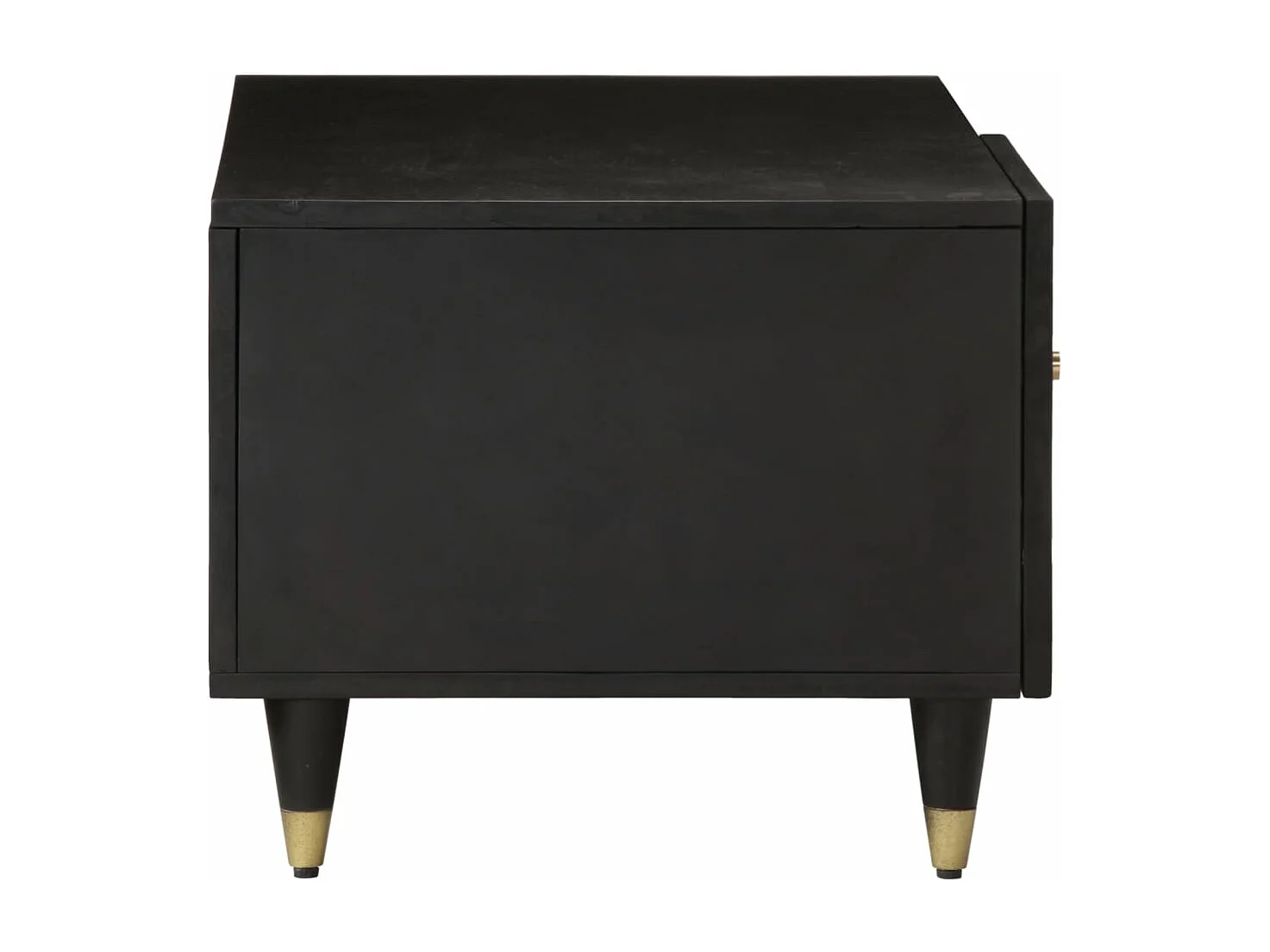 Mesa de centro de madera maciza de mango 80x50x40 cm ES164025