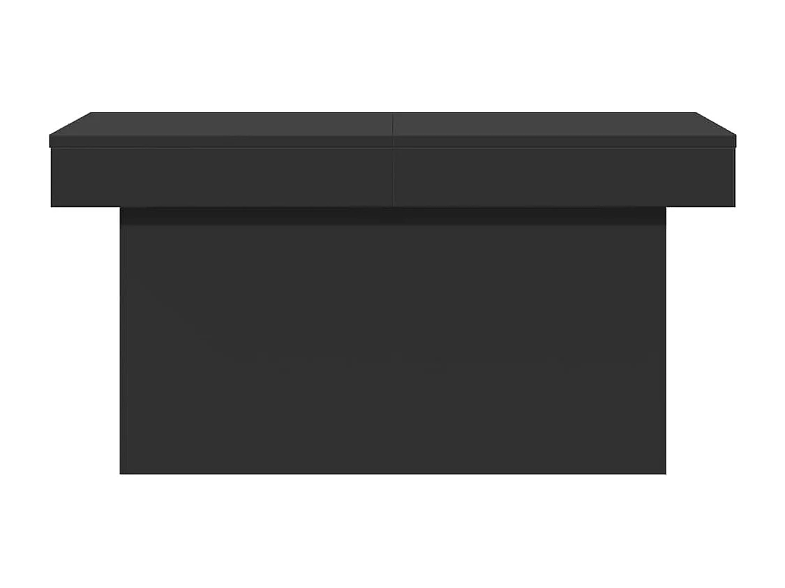 Mesa de centro 100x55x40 cm derivados de madeira preto PT129901