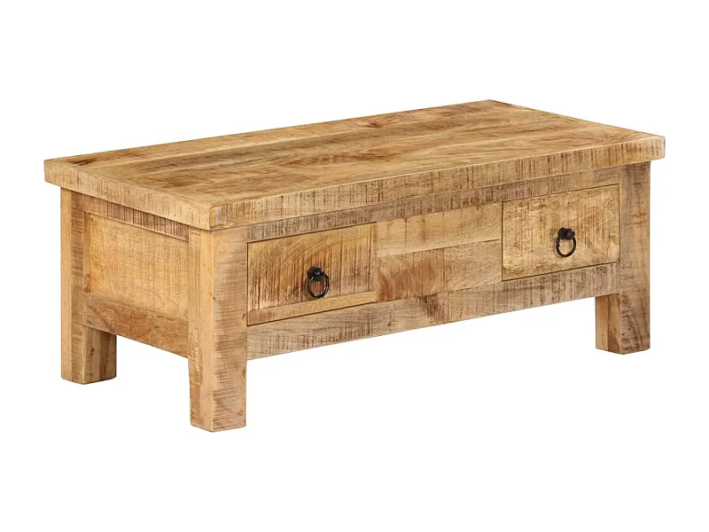 Mesa de centro 90x45x35 cm madeira de mangueira maciça PT524085
