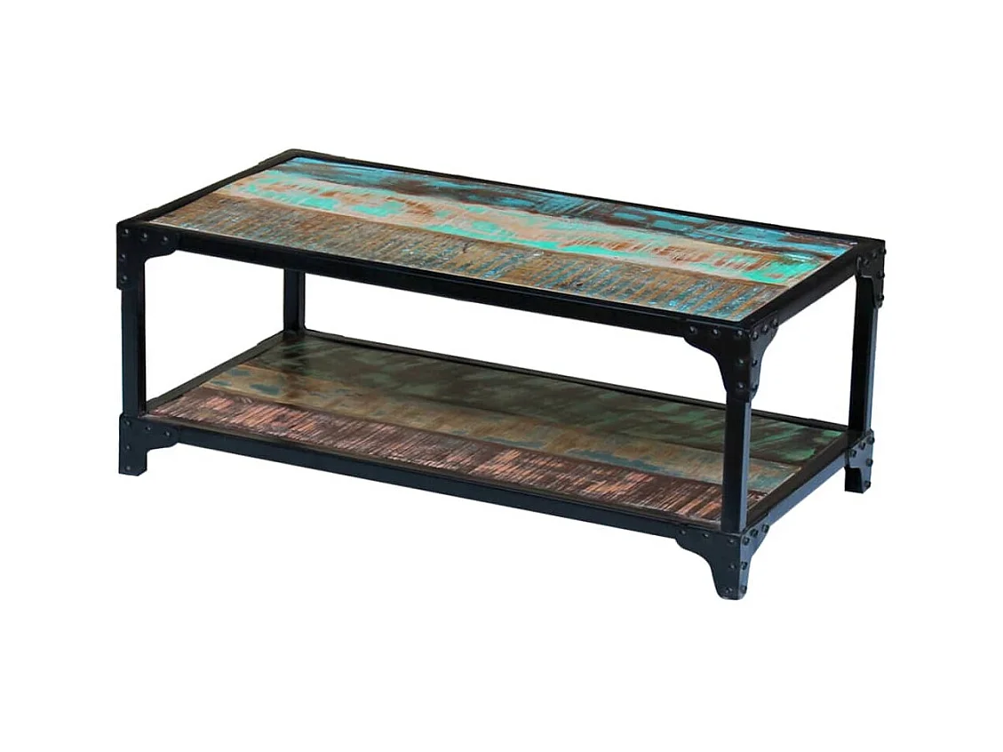 Table basse Bois de récupération massif FR84816