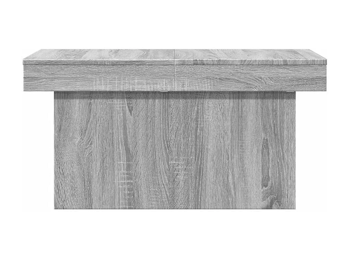 Table basse sonoma gris 100x55x40 cm bois d'ingénierie FR50023
