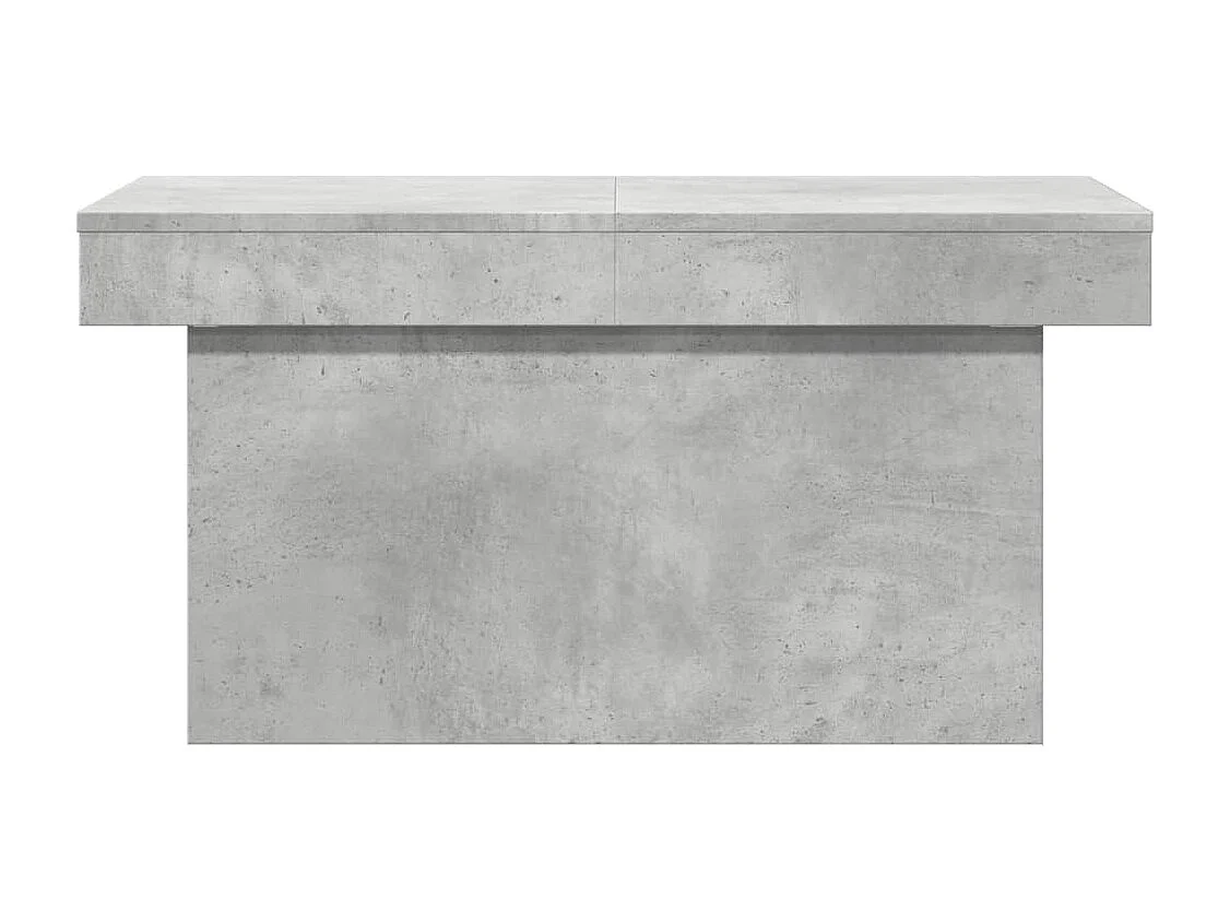 Table basse gris béton 100x55x40 cm bois d'ingénierie FR67278