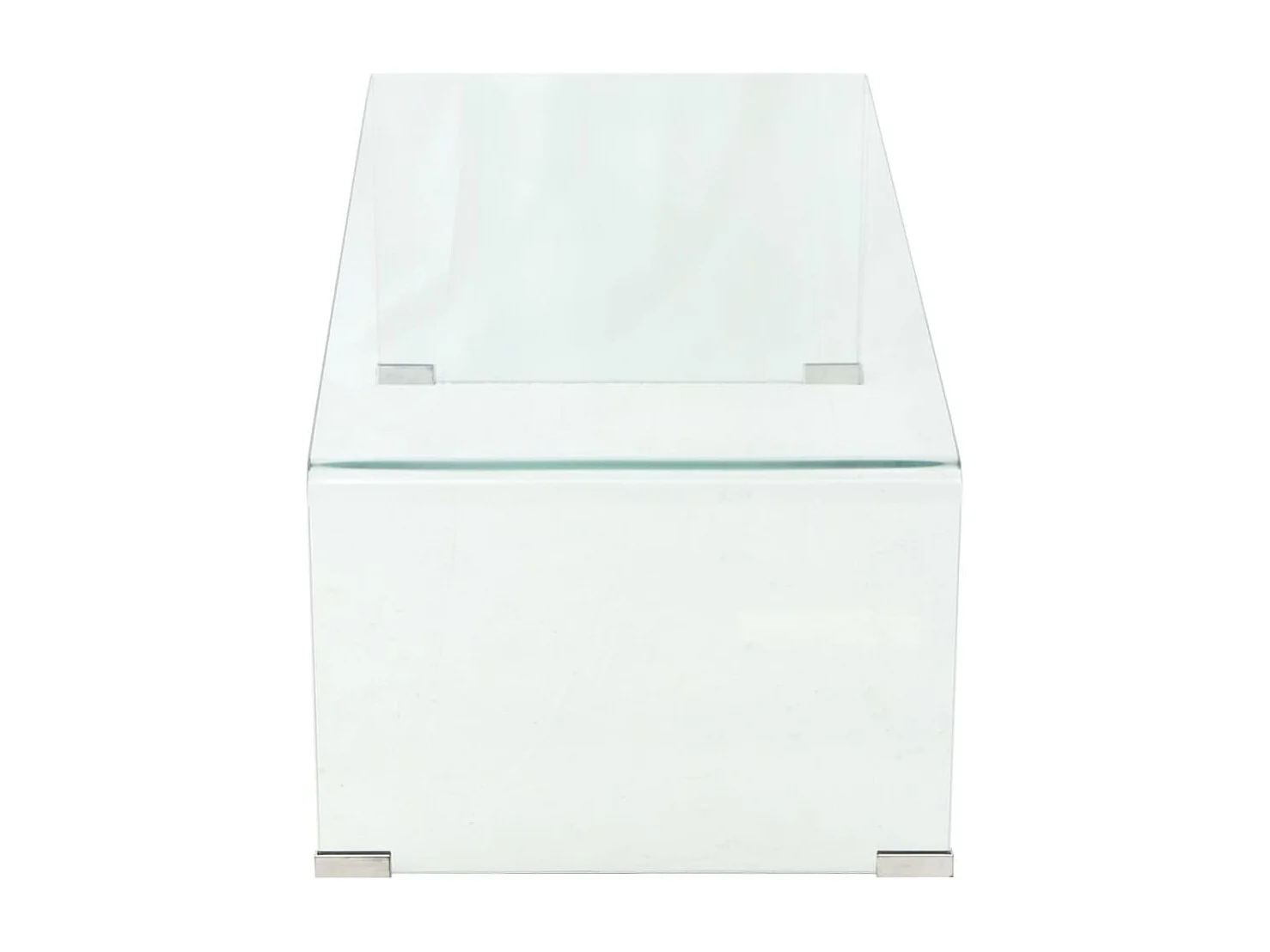 Table basse 98x45x30 cm Verre trempé Transparent FR12023