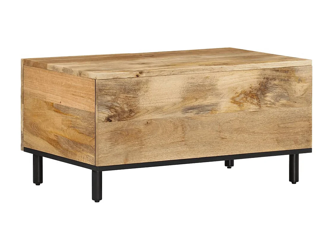 Mesa de centro 80x50x40 cm madeira de mangueira maciça PT257982