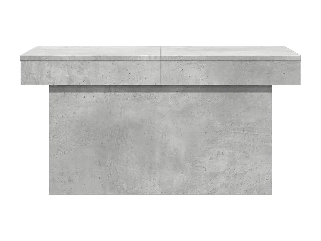 Mesa de centro madera de ingeniería gris hormigón 80x55x40 cm ES544684