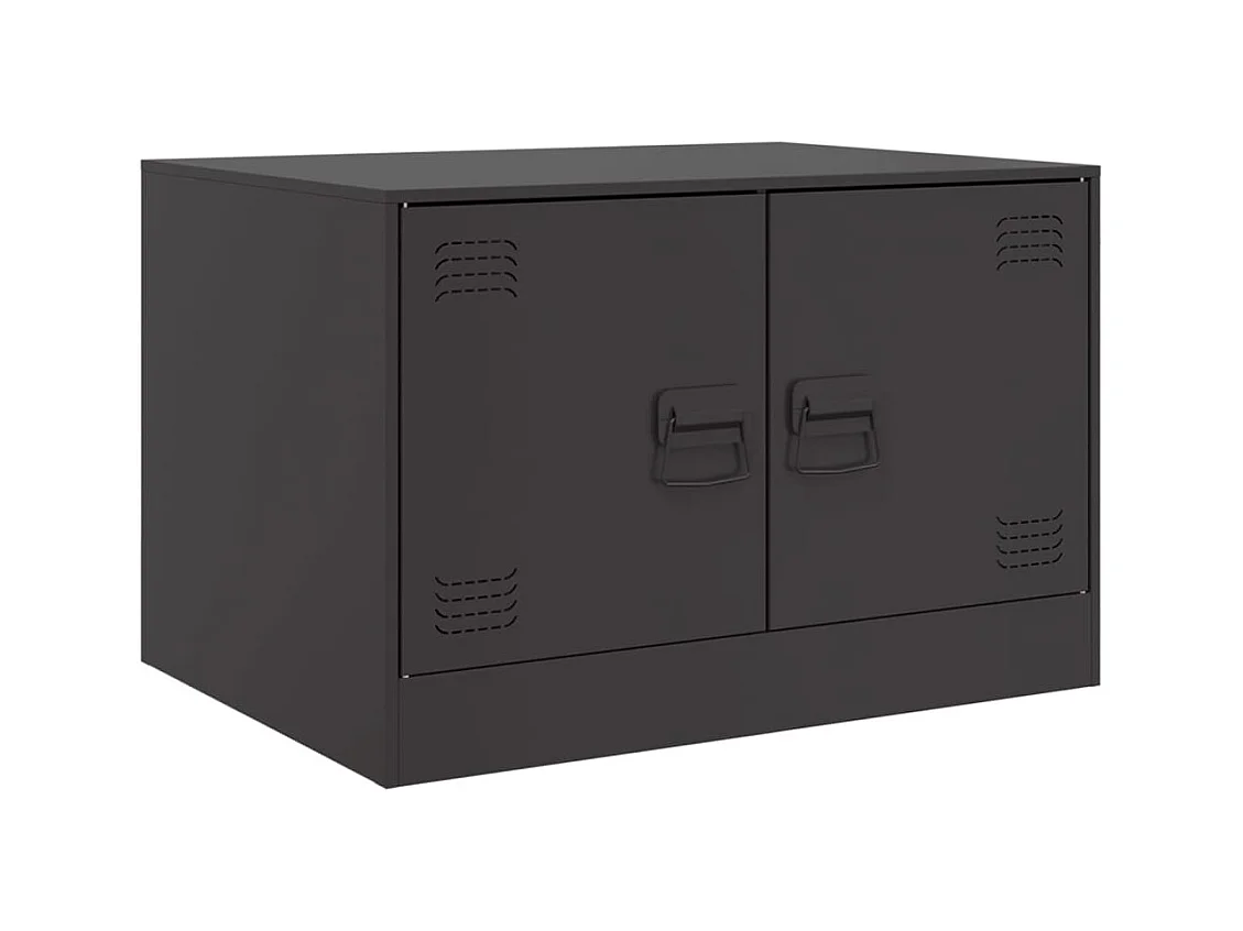 Mesa de centro 67x50x44 cm aço preto PT444886