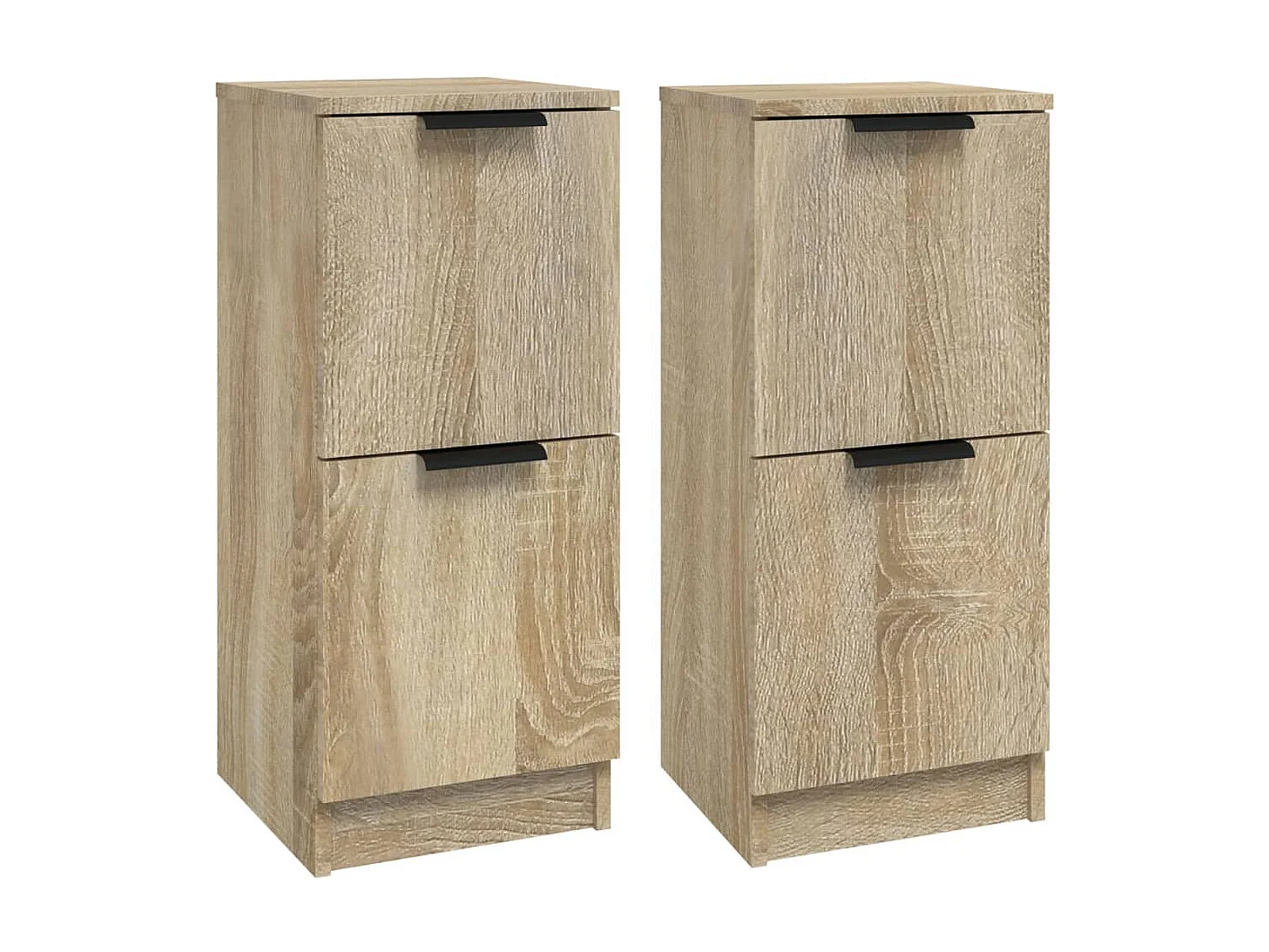 Buffets 2 pcs Chêne Sonoma 30x30x70 cm Bois d'ingénierie FR84853