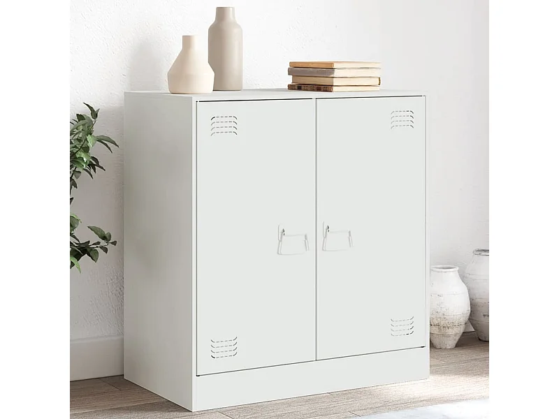 Aparador 67x39x73 cm aço branco PT755729