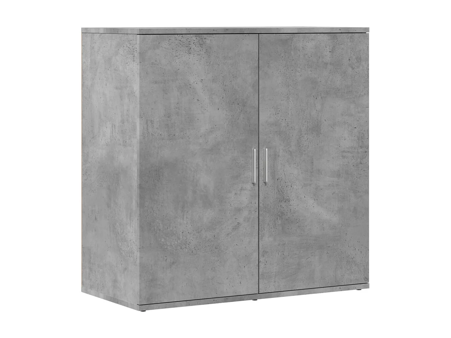 Buffets 2 pcs gris béton 79x38x80 cm bois d'ingénierie FR51326