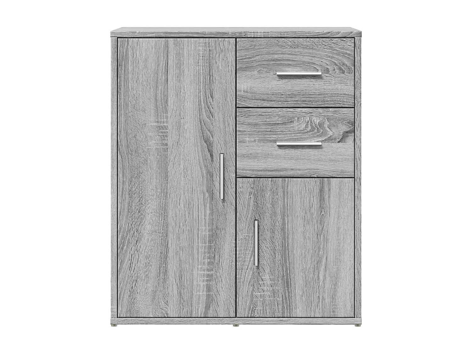 Dressoir 60x31x70 cm bewerkt hout grijs sonoma BE878472