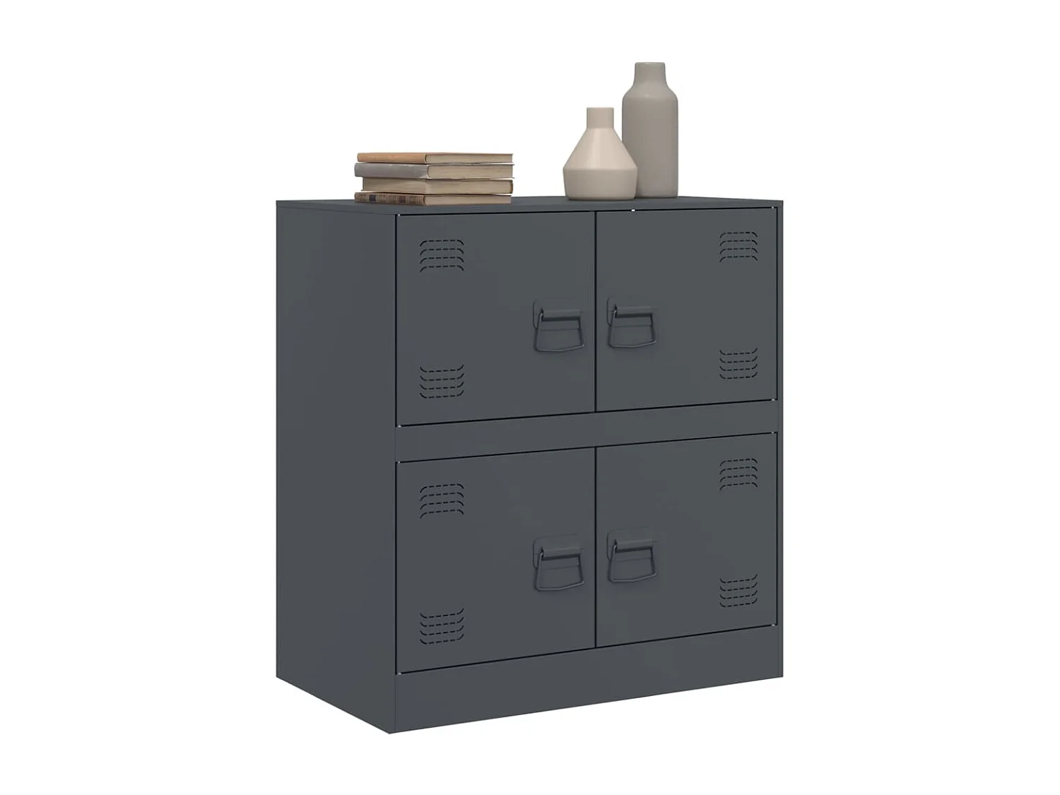 Buffet anthracite 67x39x73 cm acier FR22080