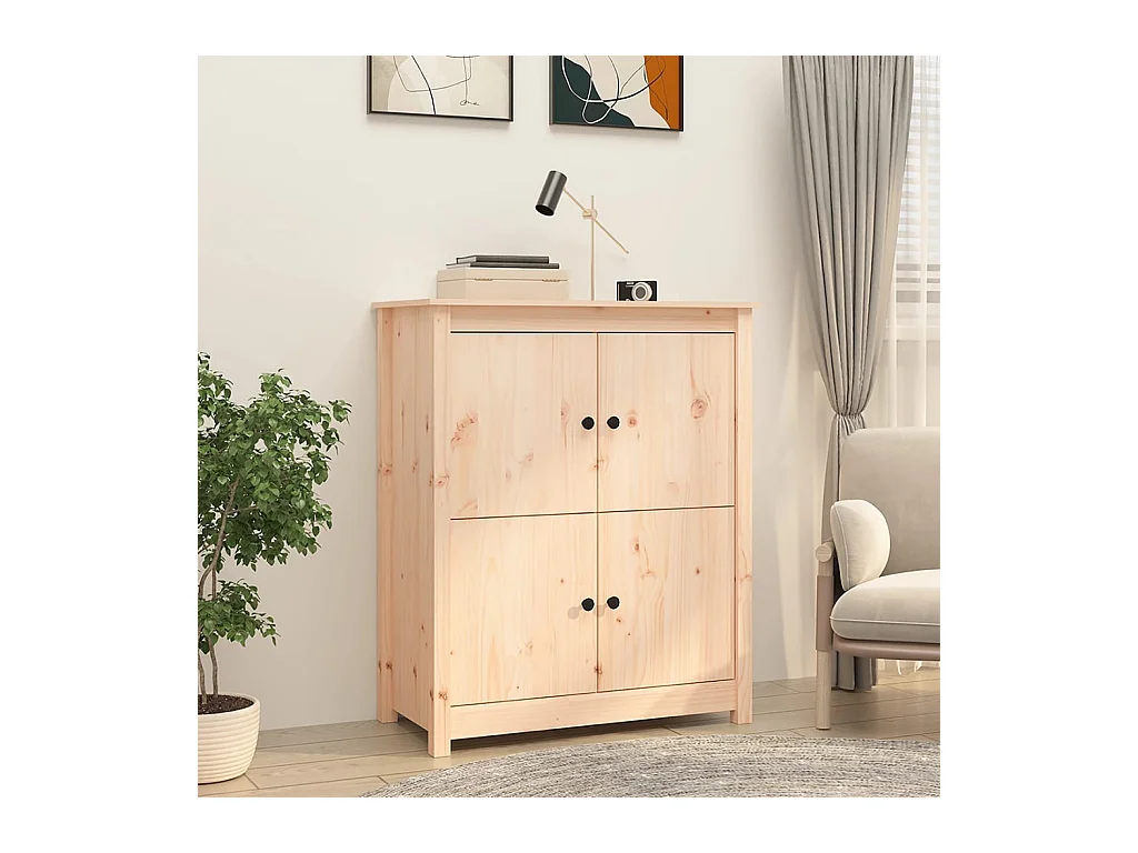 Buffet 83x41,5x100 cm Bois massif de pin FR25341