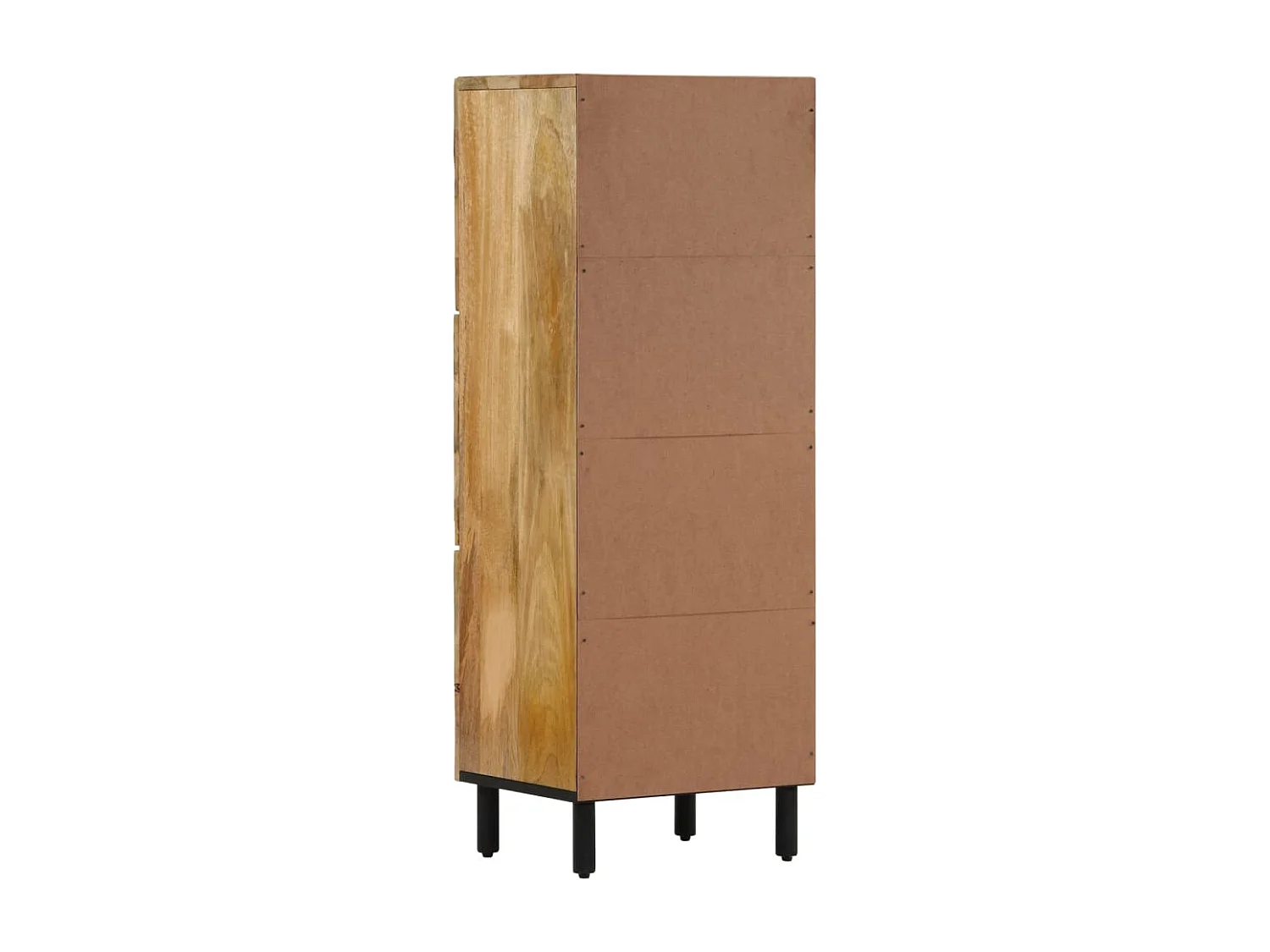 Hoge kast 40x33x110 cm massief mangohout BE187059