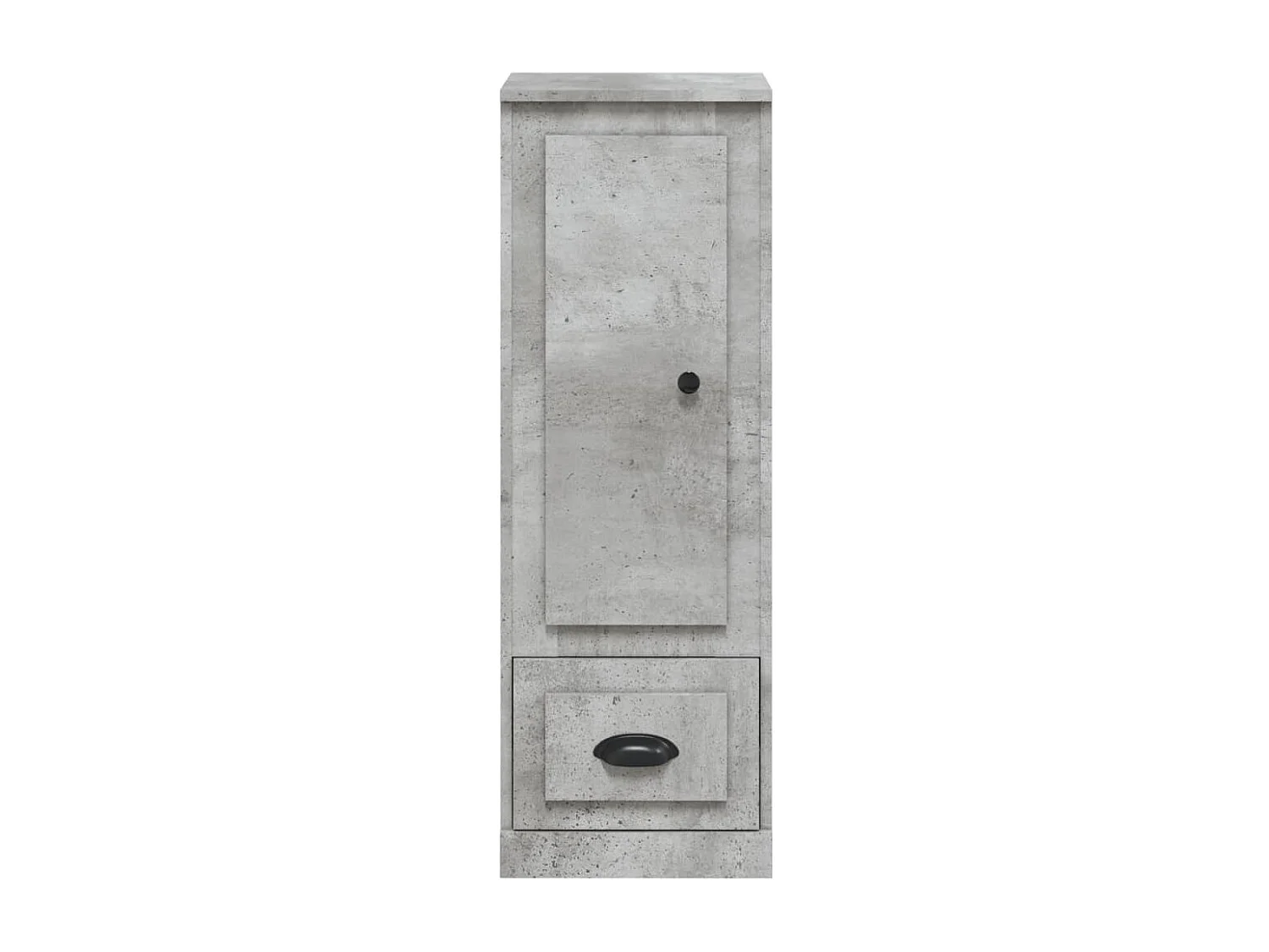 Buffet haut gris béton 36x35,5x103,5 cm bois d'ingénierie FR59361
