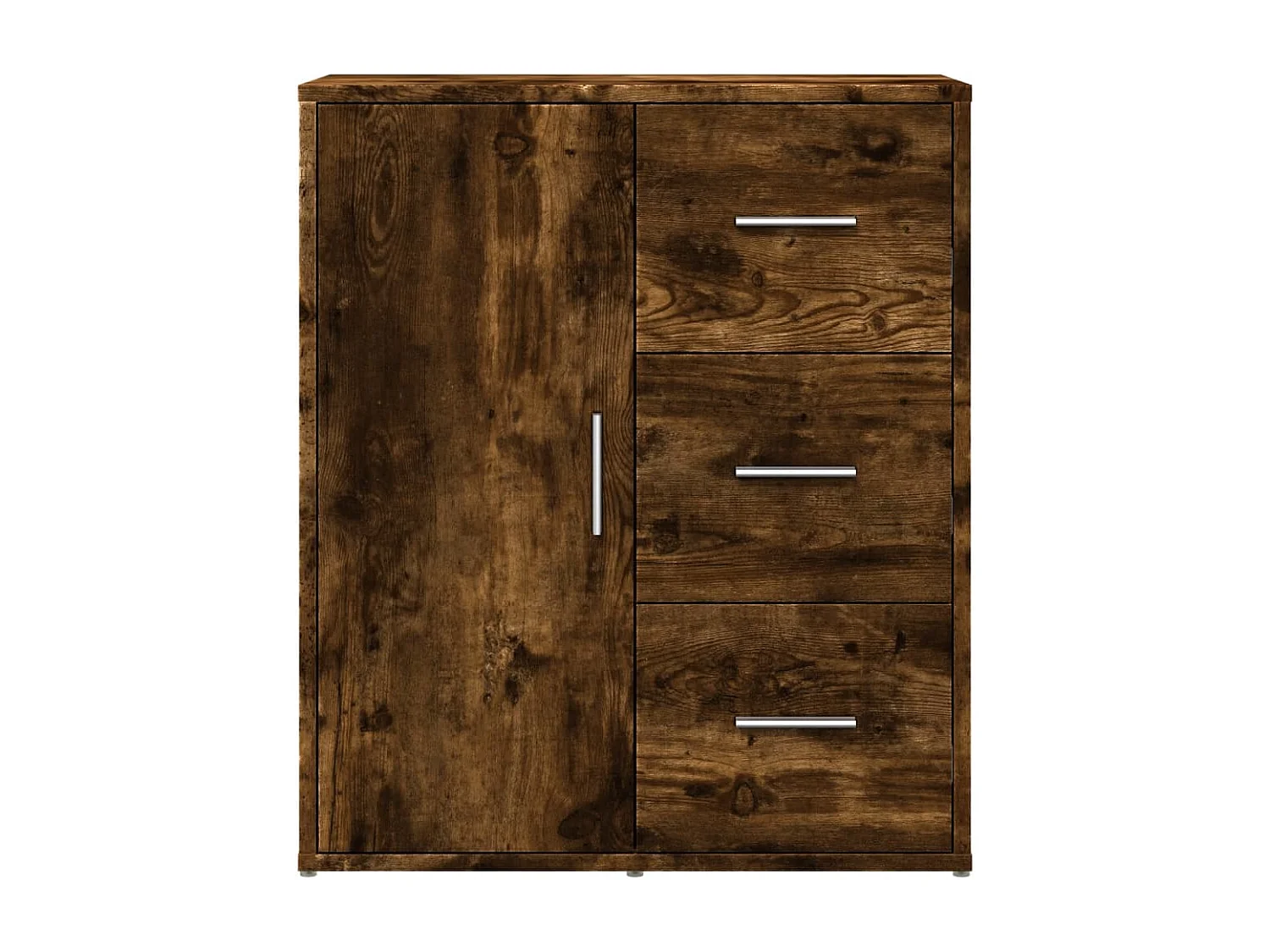 Buffet chêne fumé 60x31x70 cm bois d'ingénierie FR60031