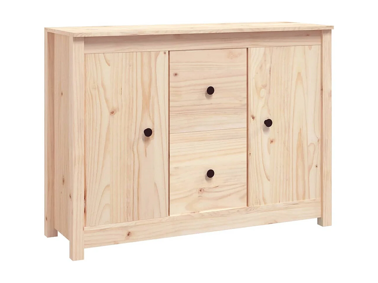 Buffet 100x35x74 cm Bois massif de pin FR29530