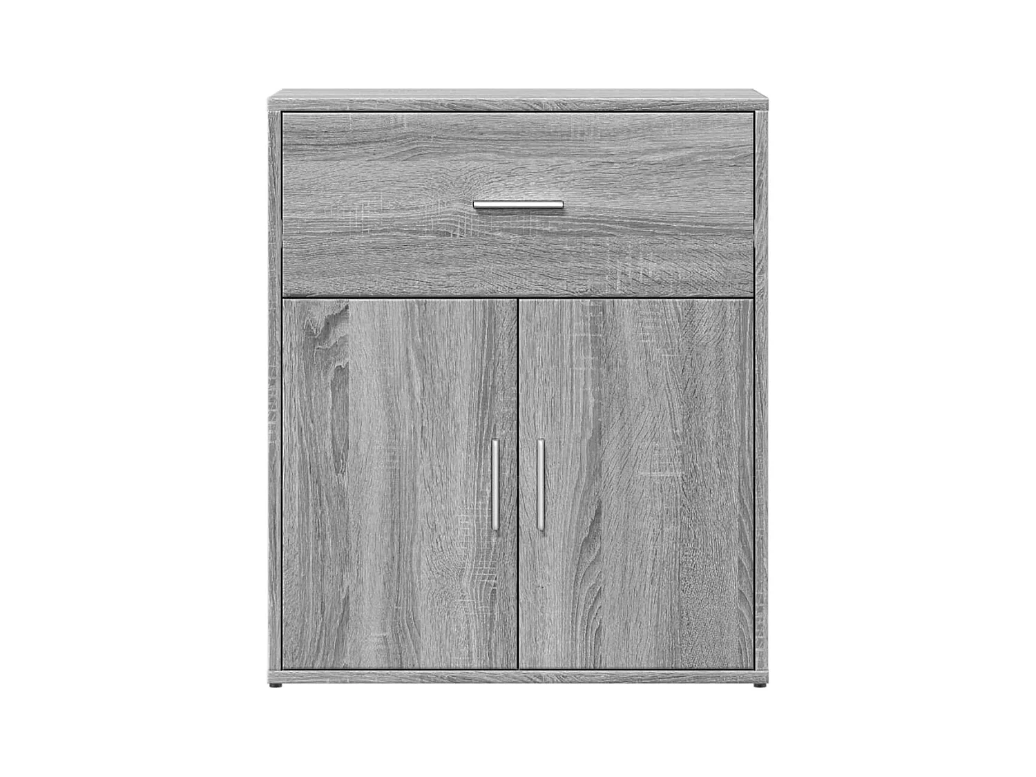Buffets 2 pcs sonoma gris 60x31x70 cm bois d'ingénierie FR78492