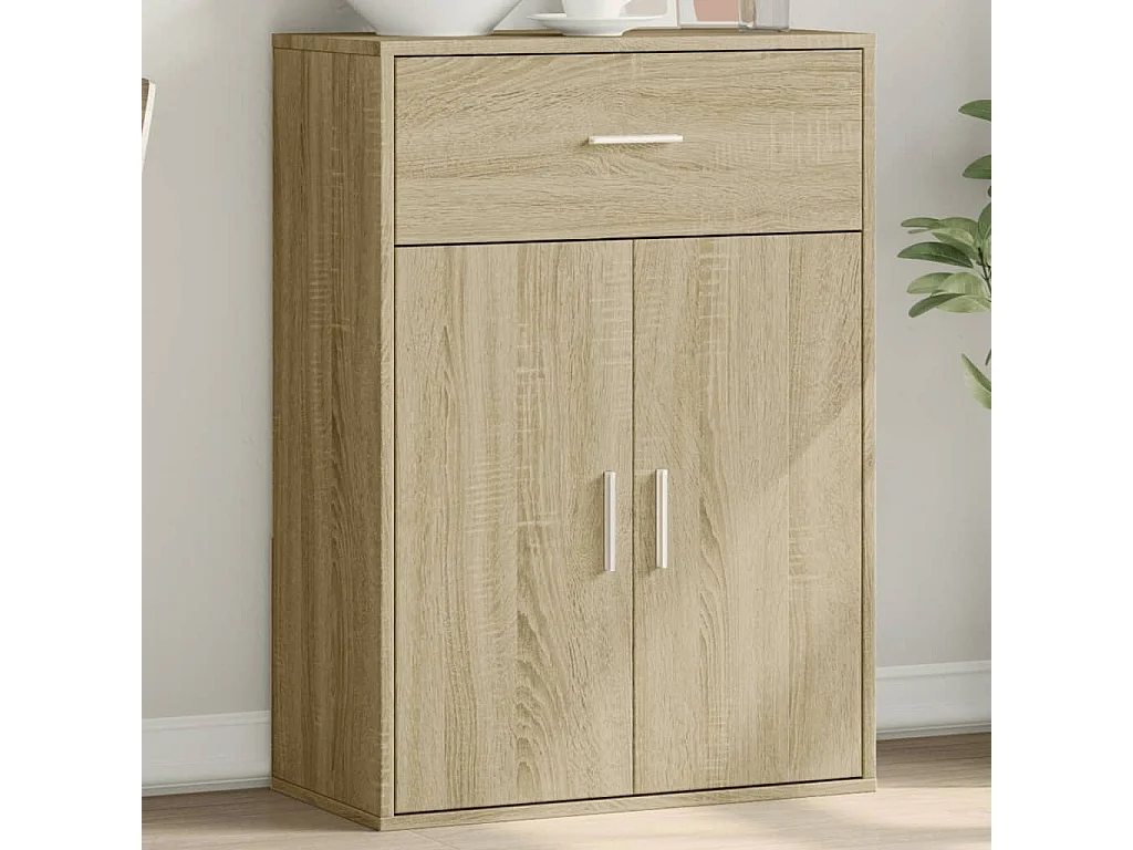 Buffet chêne sonoma 60x30x84 cm bois d'ingénierie FR37734