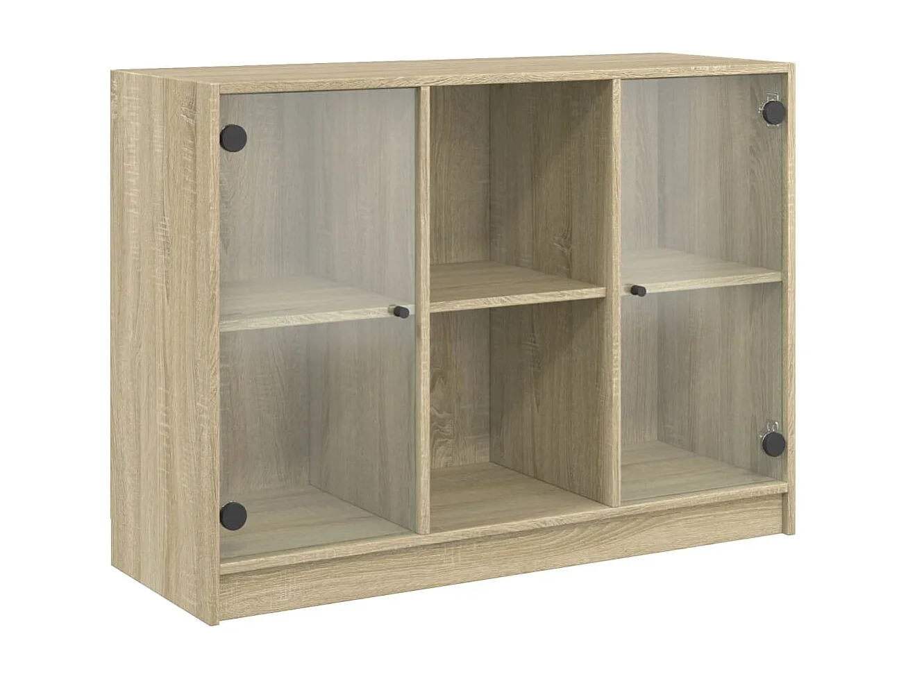 Buffet chêne sonoma 102x37x75,5 cm bois d'ingénierie FR34964