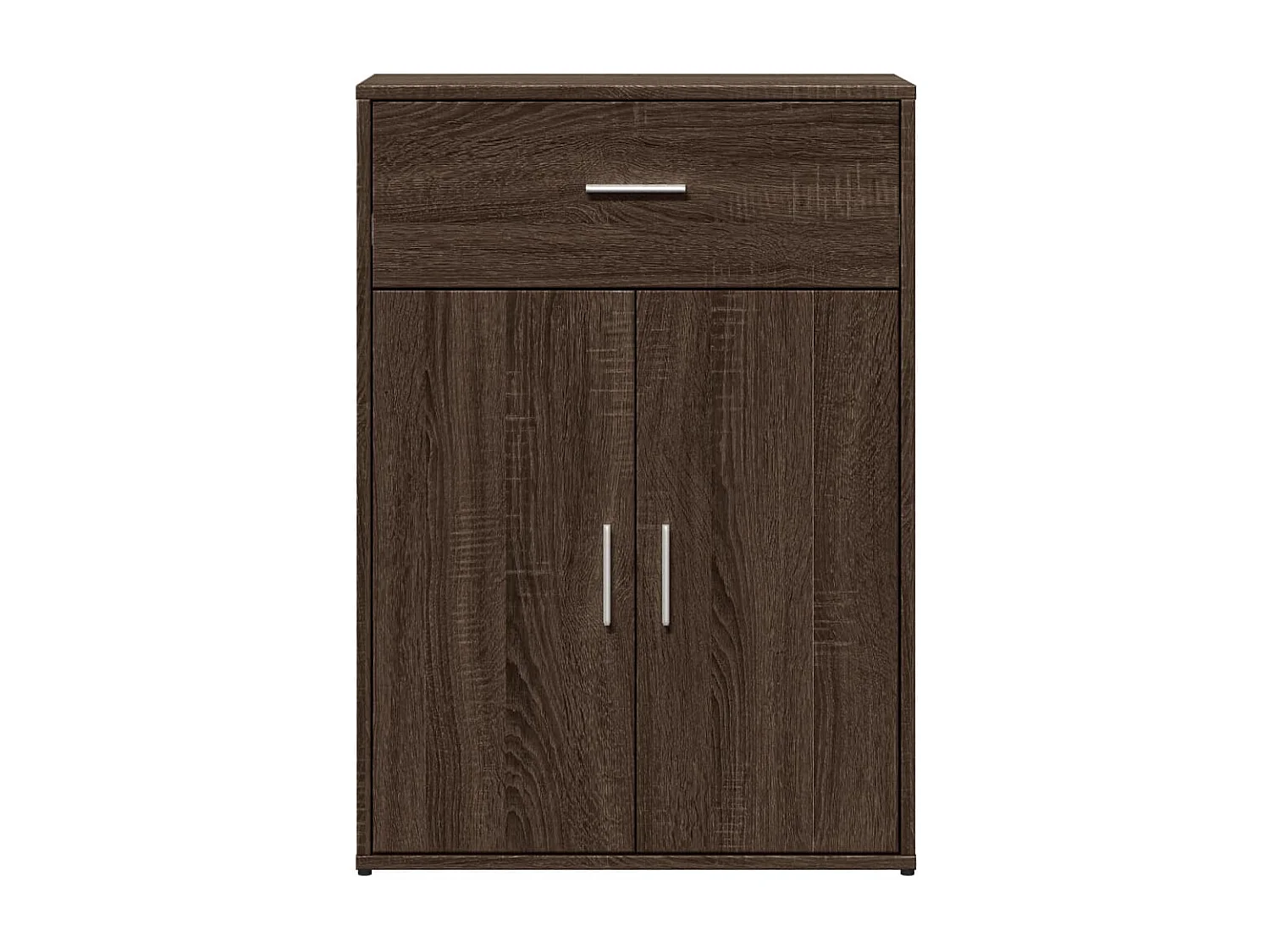 Buffet chêne marron 60x30x84 cm bois d'ingénierie FR33535