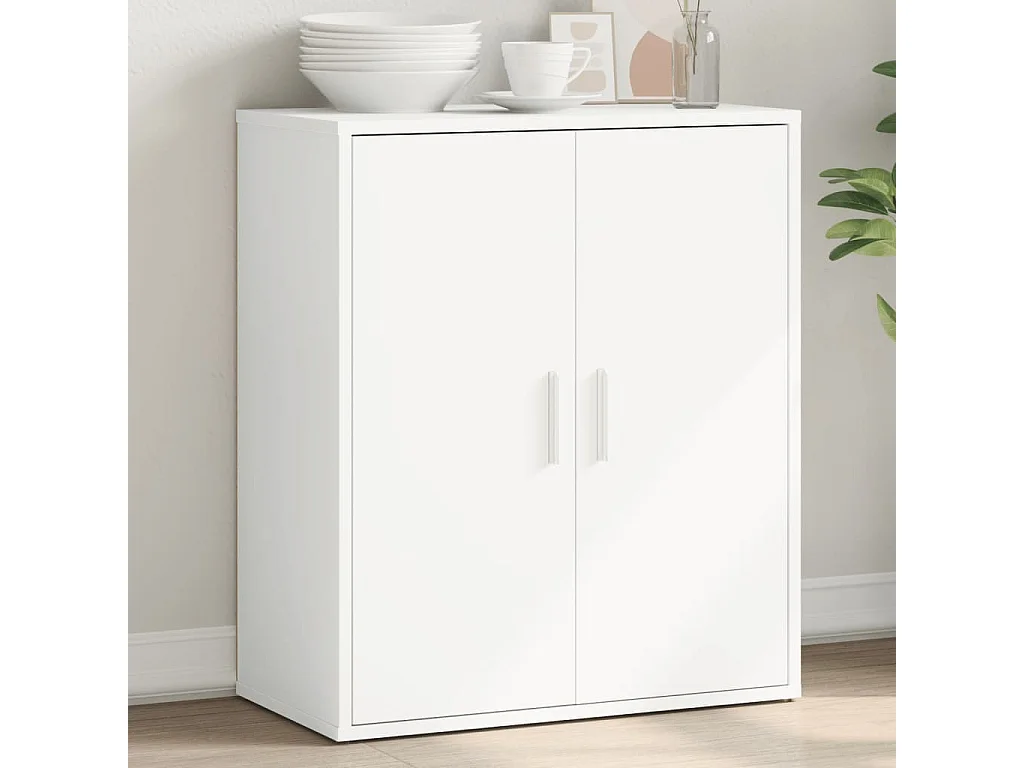 Buffet blanc 60x31x70 cm bois d'ingénierie FR28094