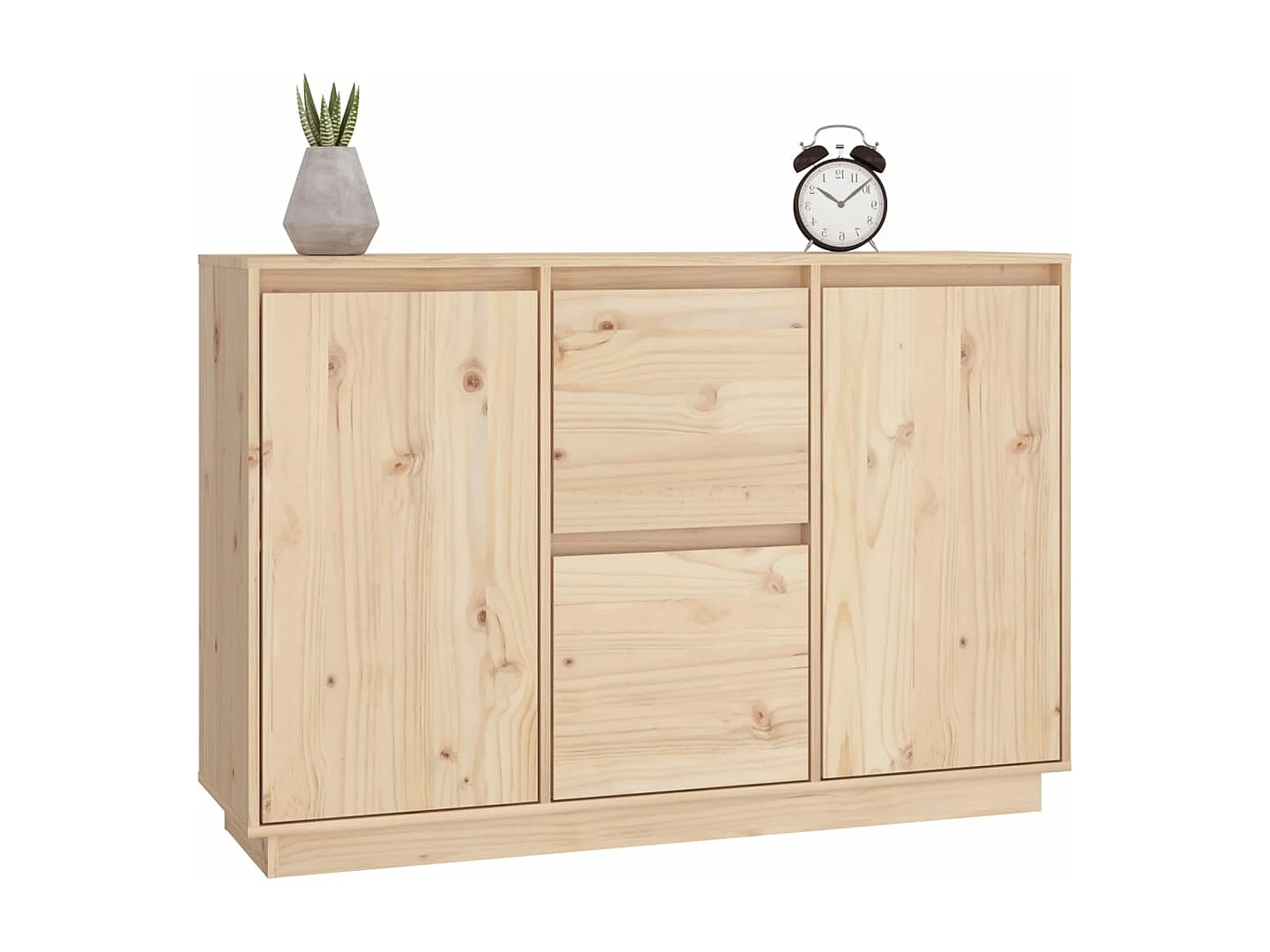 Dressoir 111x34x75 cm massief grenenhout BE531165