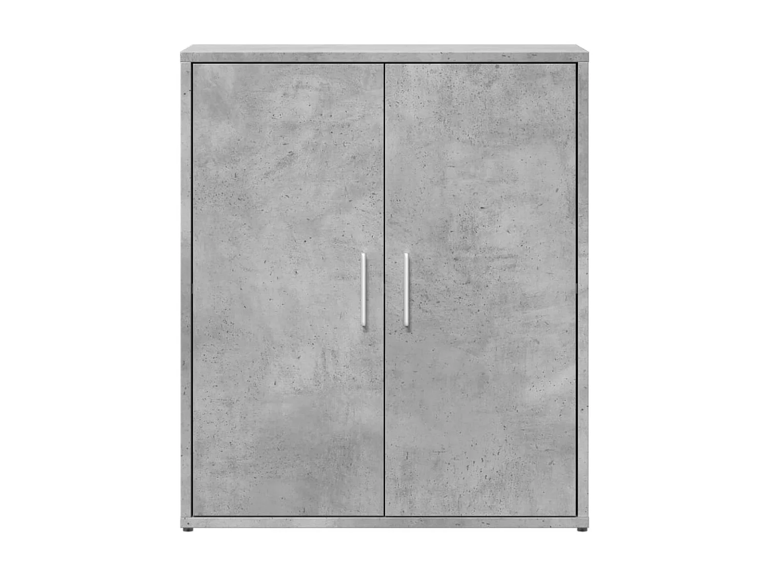 Aparador de madera ingeniería 2 uds gris hormigón 60x31x70 cm ES541522