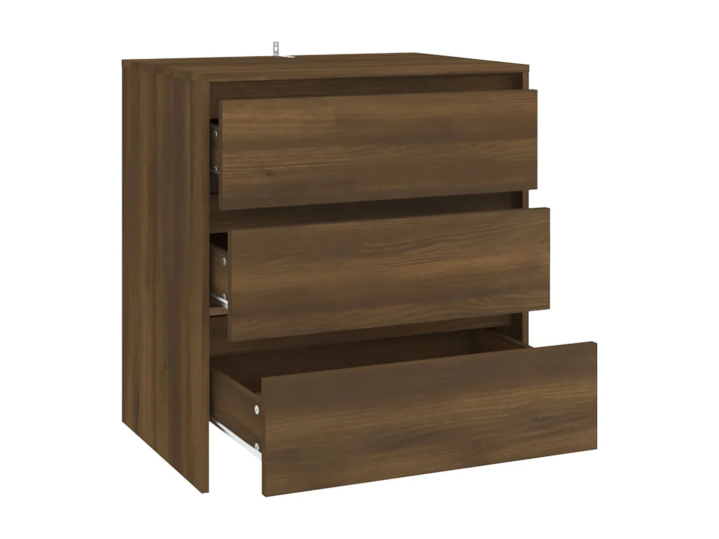 Buffet Chêne marron 70x41x75 cm Bois d'ingénierie FR12489