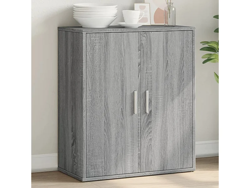 Buffet sonoma gris 60x31x70 cm bois d'ingénierie FR35945