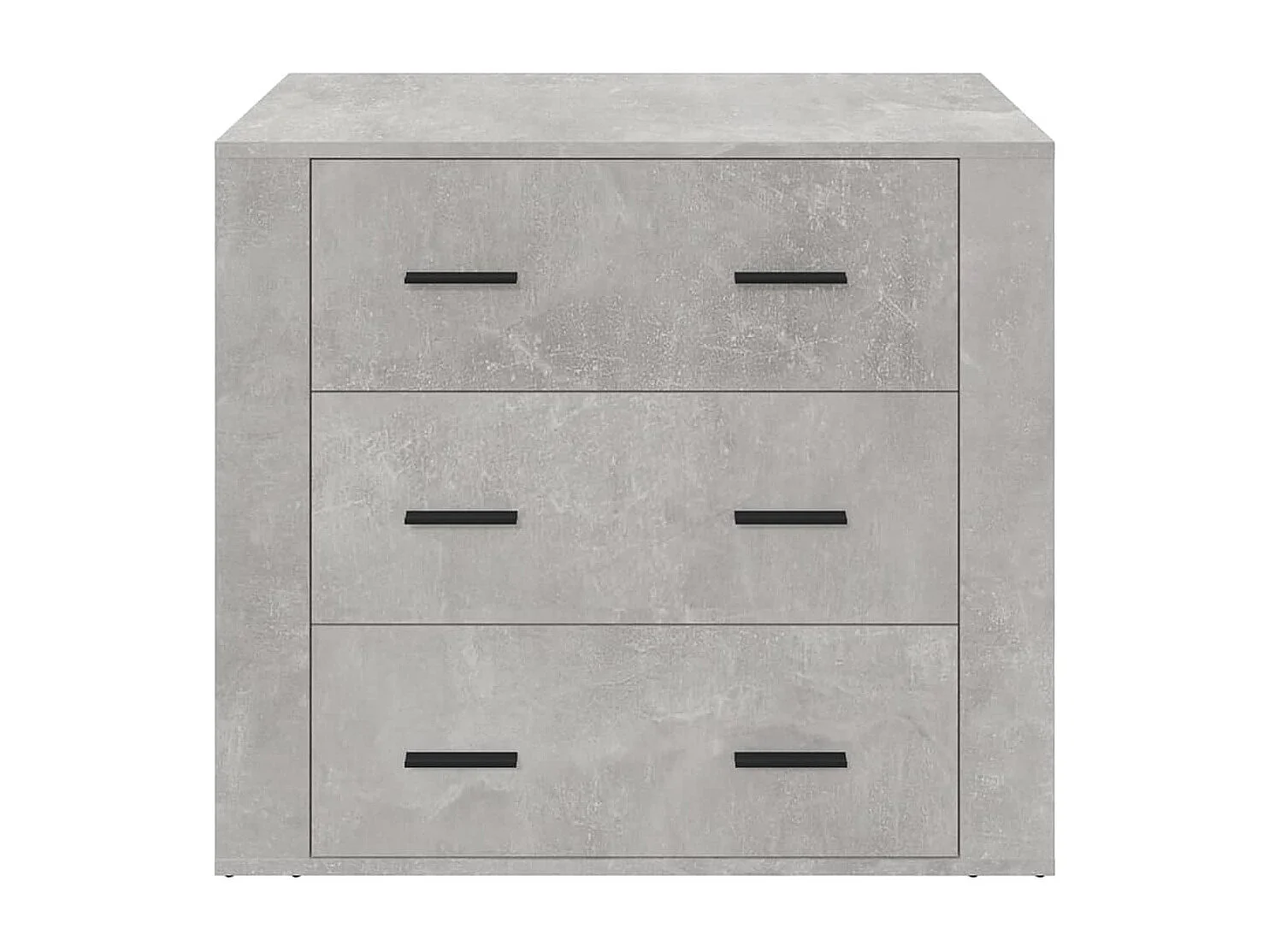 Buffet Gris béton 80x33x70 cm Bois d'ingénierie FR94314