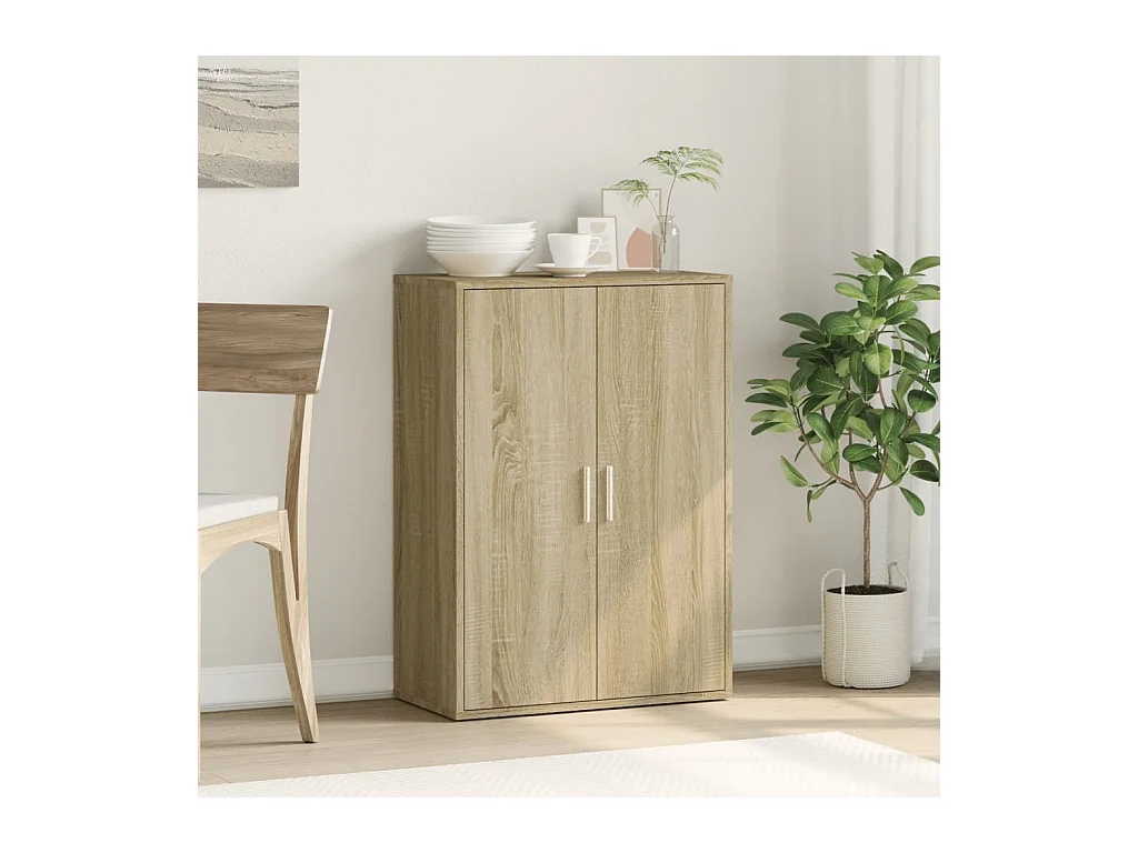 Buffet chêne sonoma 60x31x84 cm bois d'ingénierie FR35252