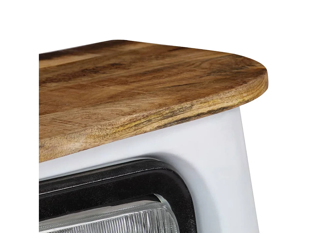 Aparador con forma de camión madera maciza de mango blanco ES219766