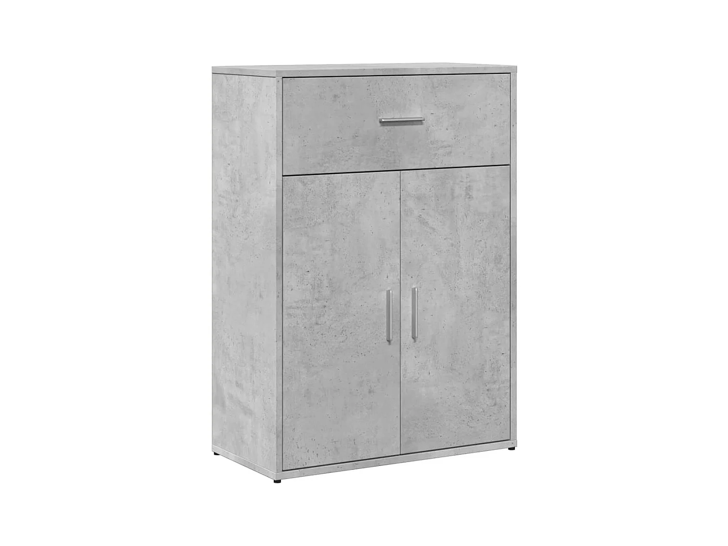 Buffets 2 pcs gris béton 60x30x84 cm bois d'ingénierie FR26650