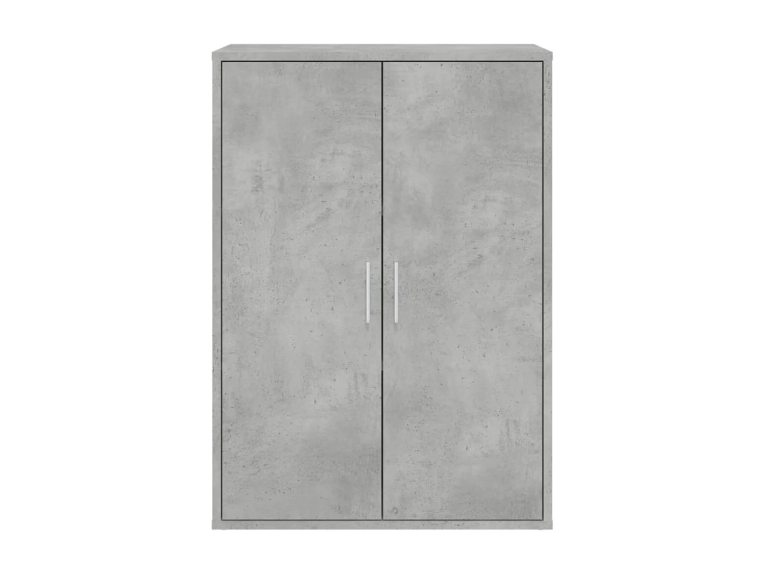 Dressoir 60x31x84 cm bewerkt hout betongrijs BE859915